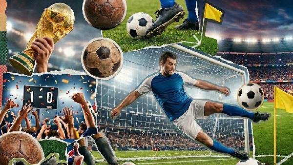 Trivia de clubes de fútbol con equipos legendarios, estadios icónicos, trofeos históricos y símbolos del fútbol