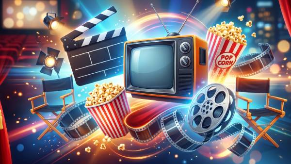 Movies and TV shows trivia featuring famous characters, television series and blockbuster films