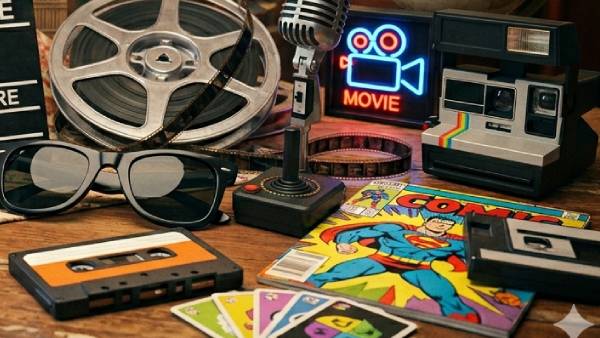 Pop culture trivia featuring movies, music, television and celebrity entertainment